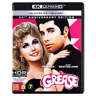 Imagen de Grease 4K [Blu Ray 4K] [Region Free] (Audio español. SubtĂ&quot;tulos en español)