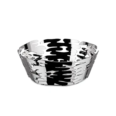Imagen de Alessi Barket BM10/18 Cesto redondo de diseño en acero inoxidable 18/10