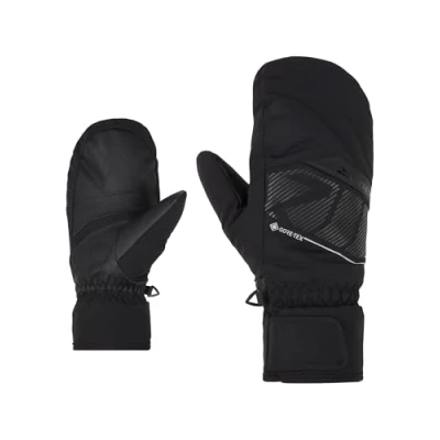 Imagen de Ziener Gore Tex Manoplas de esquí para Adultos, Transpirables, Color Negro, 11