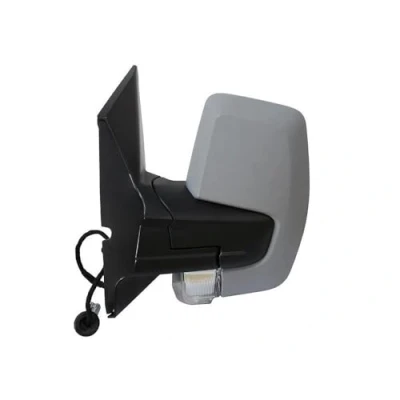 Imagen de espejo retrovisor Alkar 9243381 izquierda imprimado eléctrico calefactable, abatible eléctricamente, con gran angular, convexo para vehíc.
