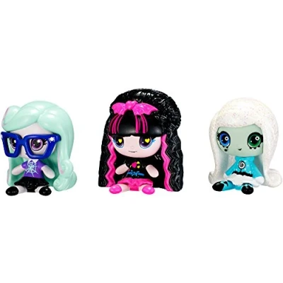 Imagen de Monster High MINIS 3 Pack Twyla Draculaura Frankie Stein Season 2 Figures