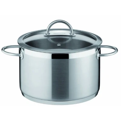 Imagen de Tescoma Olla 24CM C/Tapa Vidrio Vision 7L, Multicolor