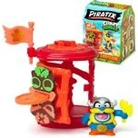 Imagen de Piratix ADVENTURE WORLD Serie Crazy Jungle 1 Cage Jungle. Cada Caja Tiene Jaula Sorpresa, Accesorio, Bandera Exclusiva y Tesoro Exclusivo