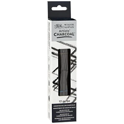 Imagen de Winsor &amp; Newton 7005175 Carbón para dibujo (12 unidades), colores surtidos