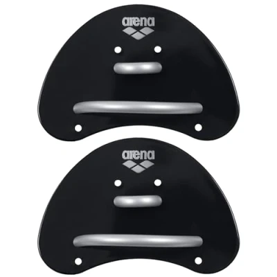 Imagen de arena Finger Paddle Elite Tabla de Natación, Accesorio Entrenamiento para Piscinas, Natación con Correas Ajustables, Palmas Descubiertas
