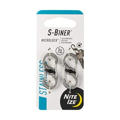 Imagen de Nite Ize Sbiner Microlock Organizador de Llaves, Hombres, Plateado, m