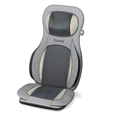 Imagen de Beurer MG 320 Funda de asiento masaje Shiatsu, para la espalda, el cuello y los muslos, compresión aire adicional, función luz calor
