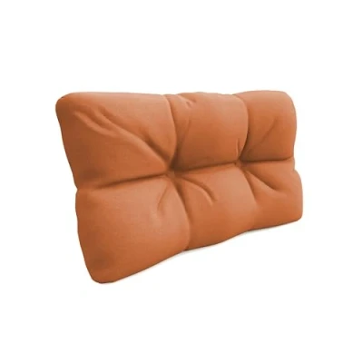 Imagen de POKAR cojín Respaldo aconchadas (Lateral) 60x40x12cm para Europalés/Europalet, jardín o terraza, sofá de paletas DYI, Interior y Exterior, sin palés, Naranja