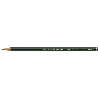 Imagen de Faber Castell B 9000 H Blíster con 1 lápiz de grafito 9000, graduación