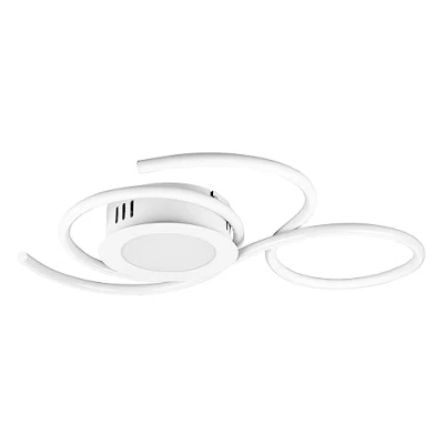 Imagen de Trio, Plafón, Jive incl. 1 x LED,SMD,36,0 Watt,2700 6000K,4300 Lm. Plástico, Blanco, Cuerpo: Metal, estera blanca A:50,0cm, L:45,0cm, A:7,6cm Interruptores separados,Mando a distancia,