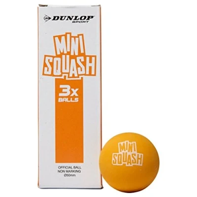 Imagen de Dunlop Play Pelotas de Squash, Unisex Adult, Naranja, One Size