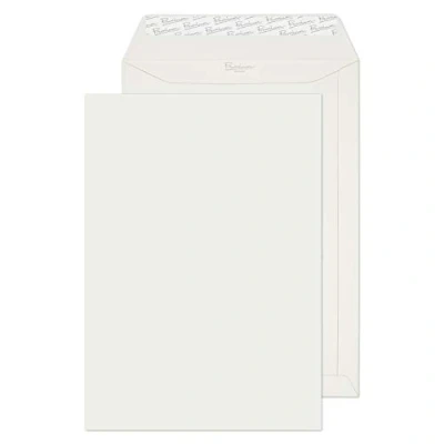 Imagen de Blake Business C4 37653 Sobres con cierre autoadhesivo (324 x 229 mm, 120 g/m², 20 unidades), color blanco brillante