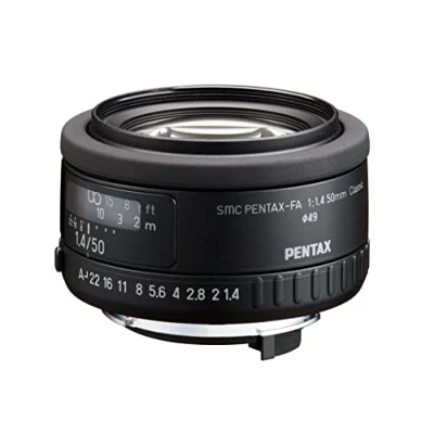Imagen de PENTAX smc FA 50mm F1.4 Objetivo clásico, monofocal y estándar para cámaras réflex Digitales con Montura K