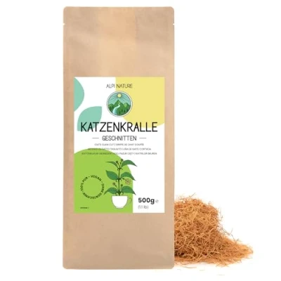 Imagen de Té de Uña Gato Alpi Nature, Cortada, Suelto, Corteza Seca para Preparar Gato, Infusion y Hierbas, Uncaria tomentosa (500G)