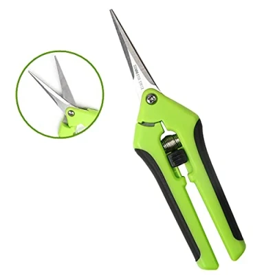 Imagen de Eachbid Tijeras Podar PequeñasTijeras para Jardin de Poda Acero Inoxidable jardinería Mano Frutas Flores Rama (verde)