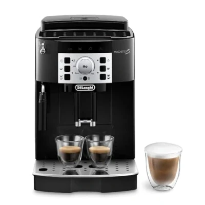 Imagen de De&#039;Longhi Magnifica S Cafetera Superautomática con 15 Bares de Presión, para Espresso y Cappuccino, 13 Programas Ajustables, Sistema Auto limpieza, ECAM 22.110.B, Negra