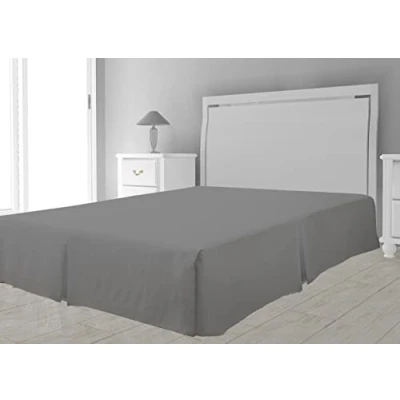 Imagen de Intemporel Funda de somier microfibra, Gris, 160 x 200 cm