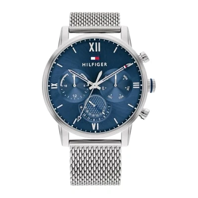 Imagen de Tommy Hilfiger Sullivan Cronógrafo silvercoloured/blue, Hombre, Talla: One Size, Silver coloured/blue