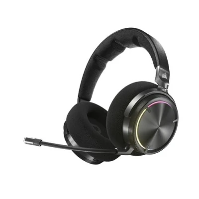 Imagen de Corsair Virtuoso MAX Wireless Auriculares para Juegos con Bluetooth Dolby Atmos, SoundID, Cancelación Activa del Ruido, Micrófono de Calidad Broadcast, PC, Mac, PS5, PS4 Carbono