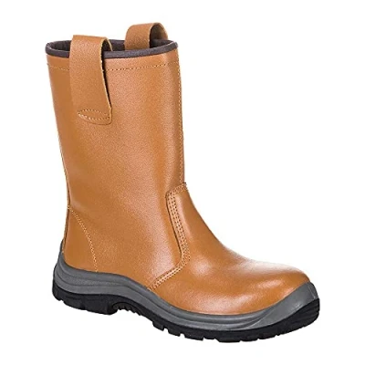 Imagen de Portwest Bota Steelite Rigger S1P Hro (Sin Forro), Tamaño: 48, Color: Canela, FW06TAR48
