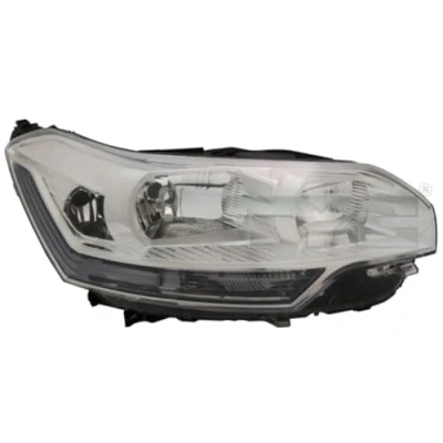 Imagen de TYC 20 11755 05 2 Faros derecha H7/H1/H7 con luz diurna, estática para curvas circulación por la sin electromotor CITROËN: C5 3
