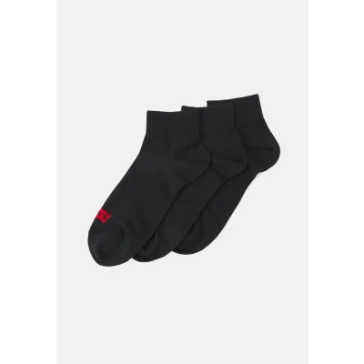 Imagen de Levi&#039;s MID CUT Batwing LOGO Recycled 3 PACK Calcetines, Hombre, Talla: 39 42, Black