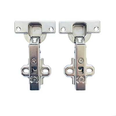 Imagen de Hettich 110 Grado Clip Totalmente Solapado Bisagras Automática Sin Mecanismo de Cierre Suave para Puertas Mueble Armariod Cocina Intermat 9943 Instalación Rápida Juego 2