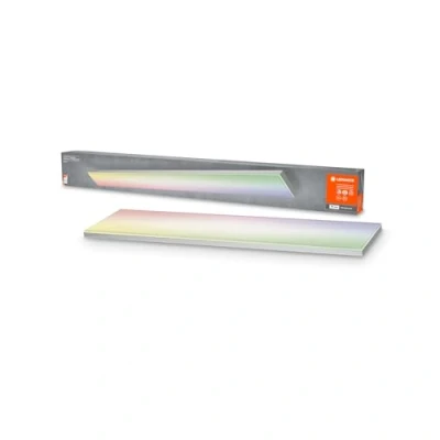 Imagen de LEDVANCE Lámpara de techo LED inteligente, panel interior con tecnología WiFi, color luz cambiante (3000K 6500K), colores RGB cambiables, 1200 mm x 100 mm, compatible Google y Alexa, SMART+