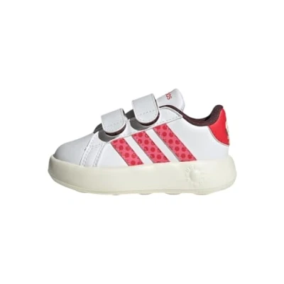 Imagen de adidas Performance Grand Court Minnie Zapatillas running asfalto para niños, Talla: 21, Ftwr white pink fusion pure ruby Zapatos
