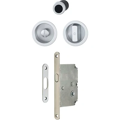 Imagen de HOPPE 3948032 Uñero para Puerta corredera, Cromo Satinado