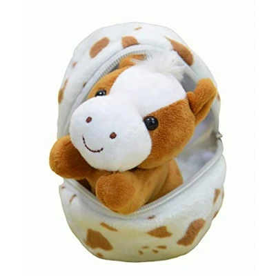 Imagen de Kögler Plush Toys Lotti Mini Pony Huevo, Aprox. 13 cm de Alto, Juguete Peluche para acurrucarse y amar, como pequeño Regalo niñas, Multicolor, (75766)