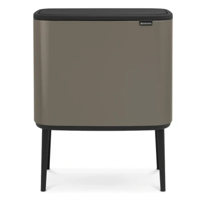 Imagen de Brabantia Bo Touch Bin Cubo de Basura, Marrón, 11 + 23 litros
