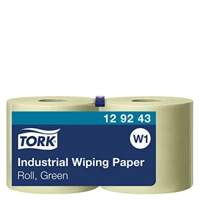 Imagen de Tork 129243 papel de secado industrial dos capas/Paños compatibles con el sistema W1 / calidad Advanced/Verde 2 x bobinas 510m