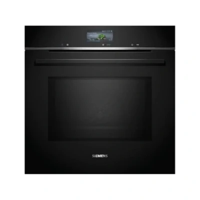Imagen de Siemens HM736GAB1 iQ700 Horno inteligente con función de microondas (60 x 60 cm, 800 W, color negro, ecoClean &amp; humidClean, Air Fry, control cookControl, pantalla táctil a color)