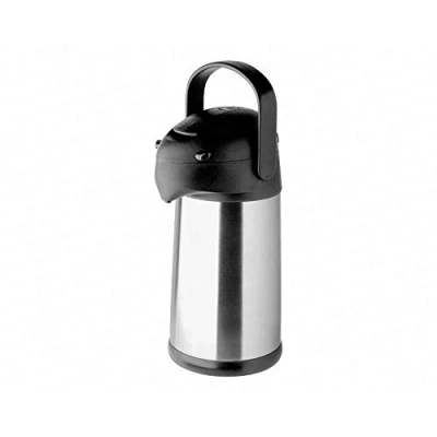 Imagen de Helios 8207, Jarra térmica de Pump, 2,5 L, Acero Inoxidable, Plata, 17,8 x 17,3 34,1 cm