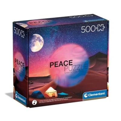 Imagen de Clementoni Peace Starry Night Dream Puzzle De 500 Piezas, Rompecabezas Adultos, Entretenimento, 35527, Multicolor