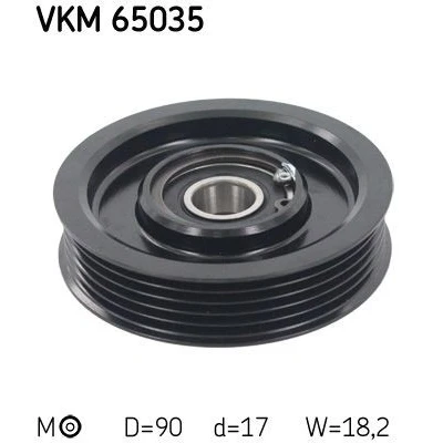 Imagen de SKF VKM 65035 Polea Tensora HYUNDAI: Santa Fe I, H 1 / Starex MPV