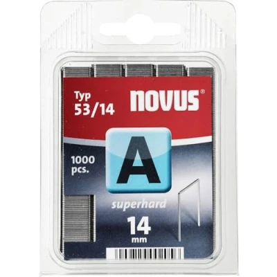 Imagen de NOVUS 042 0359 Grapas de Alambre Fino Tipo 53 (1000 Unidades, 14 x 11,3 mm), Rosso, mm