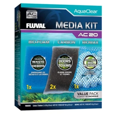 Imagen de Fluval Kit Carga Mantenimiento para Filtro Mochila Acuario AquaClear AC20