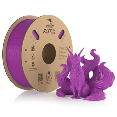 Imagen de Creality Fast PLA Filament, Filamento Morado 1.75mm 1KG, para Impresora 3D Precisión Dimensional +/ 0.03 mm, Apto la Mayoría de Impresoras 3D, 2.2lbs/Spool