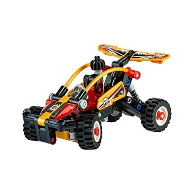 Imagen de LEGO Technic Buggy, Set de Construcción 2 en 1 Coche Carreras y Todoterreno Exploración Naranja con Sistema Suspensión, a Partir 7 Años (42101)