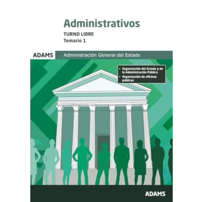 Imagen de Temario 1 Administrativos del Estado. Turno libre (ADMINISTRACION ESTADO)