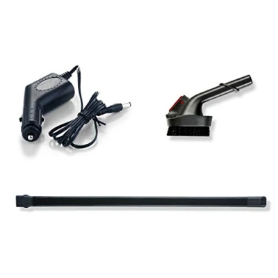 Imagen de INVICTUS ONE Kit de Accesorios 1 Cepillo 2 Manguera extensión Flexible 63 cm + Adaptador Coche Visto en el televisor, Negro