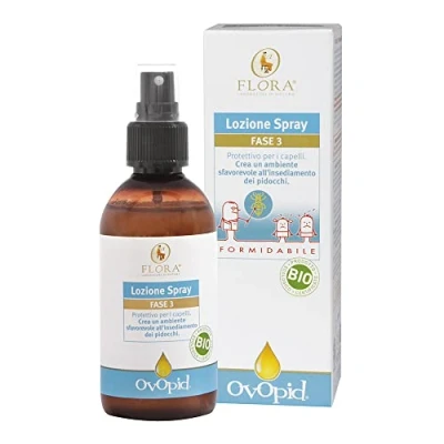 Imagen de Flora Ovopid Loción Spray Anti Piojos Fase 3, 150 ml, Pack de 1