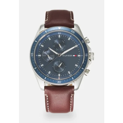 Imagen de Tommy Hilfiger Parker Reloj, Hombre, Talla: One Size, Brown/blue