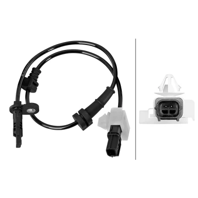 Imagen de HELLA 6PU 358 218 741 Sensor de ABS con pinza/grapa Hall 2 520