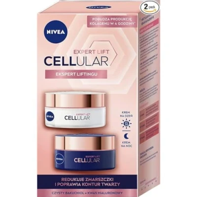 Imagen de NIVEA 2 pack Cellular Expert Lift Juego de Cremas Antiarrugas Día y Noche SPF 30, x 50 ml