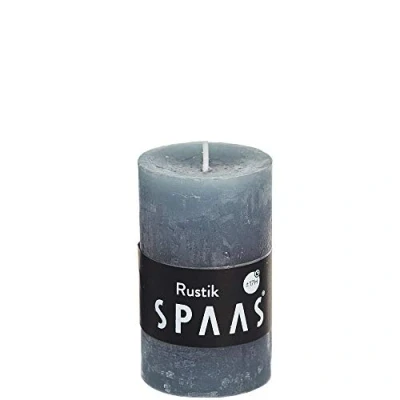 Imagen de Spaas 12 velas rústicas sin perfume 48/80 mm, ± 17 horas, color gris