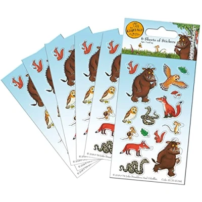 Imagen de Paper Projects The Gruffalo Party Pack Pegatinas (6 hojas), multicolor (01.70.15.041) , color/modelo surtido