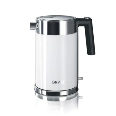 Imagen de Graef WK61EU WK 61, 230 V, 147 x 255 mm, 1340 g Calentador de Agua, 2000 W, 1.5 litros, Acero Inoxidable, Black